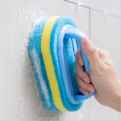 1PC Magic Sponge Easy Cleaning Ceramic Tile Kitchen & Bathroom Surface, Glass, Walls, Toilet Shining, Essential Home Cleaning Tool in Saudi Arabia