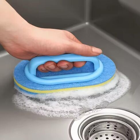 1PC Magic Sponge Easy Cleaning Ceramic Tile Kitchen & Bathroom Surface, Glass, Walls, Toilet Shining, Essential Home Cleaning Tool in Saudi Arabia