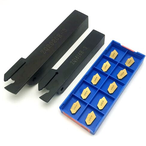 ZQ1616R-2 ZQ2020R-2 ZQ2525R-2 Grooving CNC Lathe Holder Used for Carbide Insert Grooving Tool SP200 SP300 SP400 Cutting Tool(ZQ1616R-4,SP400 NC3020) in Saudi Arabia