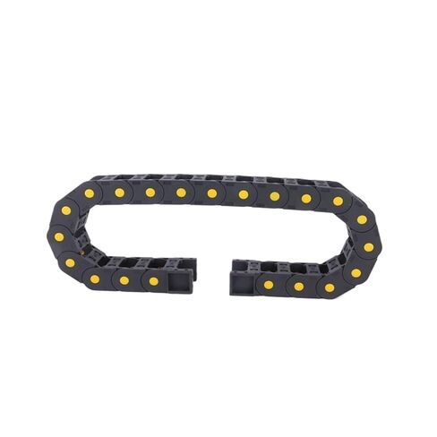 25 * 58 25 * 38 25 * 50 Closed Cable Drag Chain Wire Carrier Towline Cable Carrier Towing Chain 1M(125mm,25x25 mm,Full Closed) in Saudi Arabia