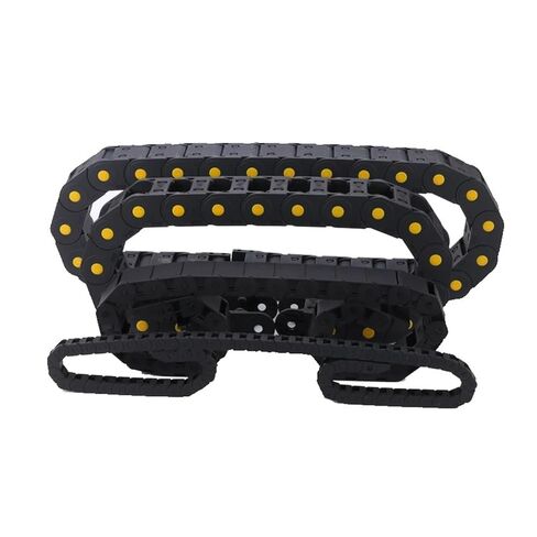 25 * 58 25 * 38 25 * 50 Closed Cable Drag Chain Wire Carrier Towline Cable Carrier Towing Chain 1M(75mm,25x50mm,Full Closed) in Saudi Arabia