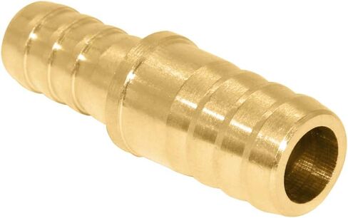 Beduan Brass Hose Barb Reducer, 1/2" to 3/8" Barb Hose ID, Reducing Barb Brabed Fitting Splicer Mender Union Air Water Fuel (Pack of 2) in Saudi Arabia
