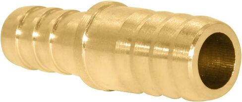 Beduan Brass Hose Barb Reducer, 1/2" to 3/8" Barb Hose ID, Reducing Barb Brabed Fitting Splicer Mender Union Air Water Fuel (Pack of 2) in Saudi Arabia