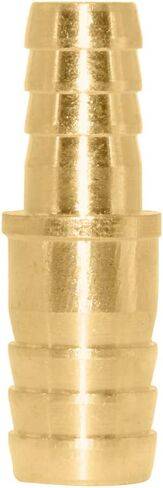 Beduan Brass Hose Barb Reducer, 1/2" to 3/8" Barb Hose ID, Reducing Barb Brabed Fitting Splicer Mender Union Air Water Fuel (Pack of 2) in Saudi Arabia