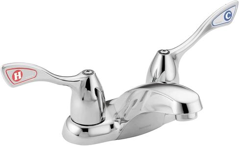 Moen Commercial M-Bition Chrome Two-Handle Centerset Bathroom Faucet 1.5 GPM, 8800 in Saudi Arabia