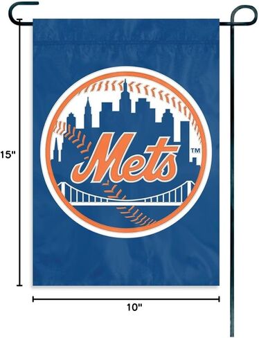 Party Animal New York Mets Applique & Embroidered Garden/Window/Mini Flag Gooney Bird in Saudi Arabia