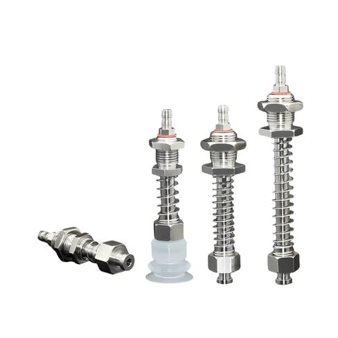 1pcs TS Series TS-M12-L56/60/65/70/75/80/90/100/108/120/150 Metal Pneumatic Vacuum Suction Cup Metal Buffer Connecting Rod(TS-M12-L120-11) in Kuwait