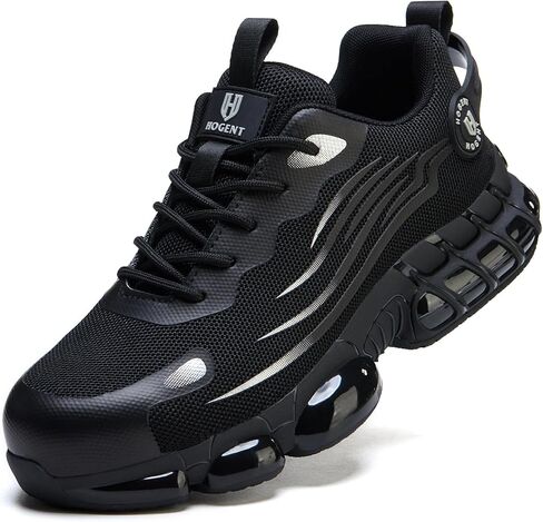 أحذية إصبع القدم الصلب للرجال النساء المركب أحذية رياضية مركبة العمل أحذية تنس غير قابلة للتدمير أحذية تنس خفيفة الوزن تنفس البناء ثقب تصميم وسادة الهواء وسادة مريحة in Kuwait