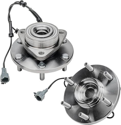 Detroit Axle - 2 محاور العجلات الأمامية لـ Hyundai 2012-2017 Accent Kia Rio ، Assembly Hubs Assembly 2013 2014 2015 2016 in Kuwait
