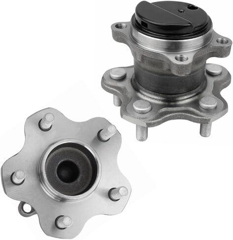 Detroit Axle - 2 محاور العجلات الأمامية لـ Hyundai 2012-2017 Accent Kia Rio ، Assembly Hubs Assembly 2013 2014 2015 2016 in Kuwait