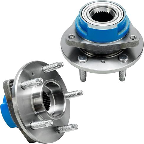Detroit Axle - 2 محاور العجلات الأمامية لـ Hyundai 2012-2017 Accent Kia Rio ، Assembly Hubs Assembly 2013 2014 2015 2016 in Kuwait