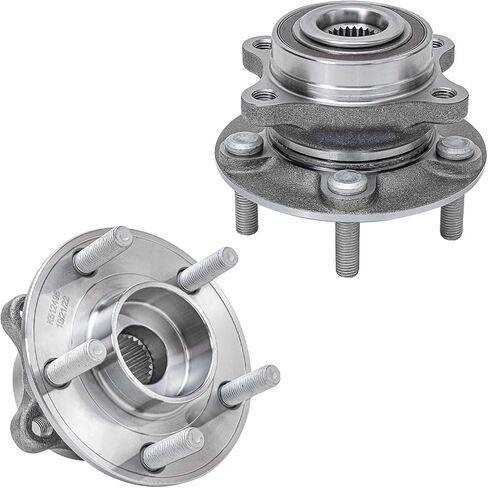 Detroit Axle - 2 محاور العجلات الأمامية لـ Hyundai 2012-2017 Accent Kia Rio ، Assembly Hubs Assembly 2013 2014 2015 2016 in Kuwait