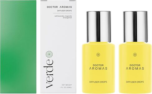 Doctor Aromas Premium Therapeutic Essential Oils Fragrance Scents Bottles Refills – Organic Aroma, Safe for Diffusers, Aromatherapy – Tangerine & Jasmine – 1 OZ (Breezy, Pack of 1) in Kuwait