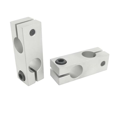 2PCS Aluminum Alloy Linear Motion Rail Guide Cross-Type Connector for 20mm x 20mm Diameter Shaft in Saudi Arabia