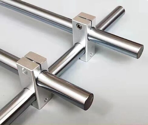 2PCS Aluminum Alloy Linear Motion Rail Guide Cross-Type Connector for 20mm x 20mm Diameter Shaft in Saudi Arabia