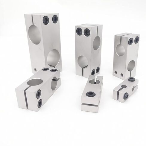2PCS Aluminum Alloy Linear Motion Rail Guide Cross-Type Connector for 20mm x 20mm Diameter Shaft in Saudi Arabia