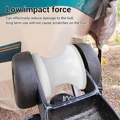 8 مللي متر حفرة 2in مركب مقطورة النايلون الأسطوانة قوية تحمل حمولة الثقيلة البحرية الصف القوس وقف الأسطوانة قارب المقطورات in Kuwait