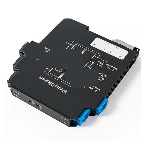 DC24V 35 مللي متر DIN السكك الحديدية 1 المدخلات الناتج رقيقة جدا محول الإشارات الحالية 0-20mA إلى 0-10 فولت 0-10mA 0-5 فولت (0-5 فولت الناتج) in Saudi Arabia
