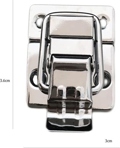 مزلاج قفل مزلاج تبديل غلق بمشبك غلق بمشبك صندوق قفل حالة الصدر المزالج أقفال الربيع الصيد الباب منقار البط خزانة المصيد مشبك أداة قفل و in Kuwait