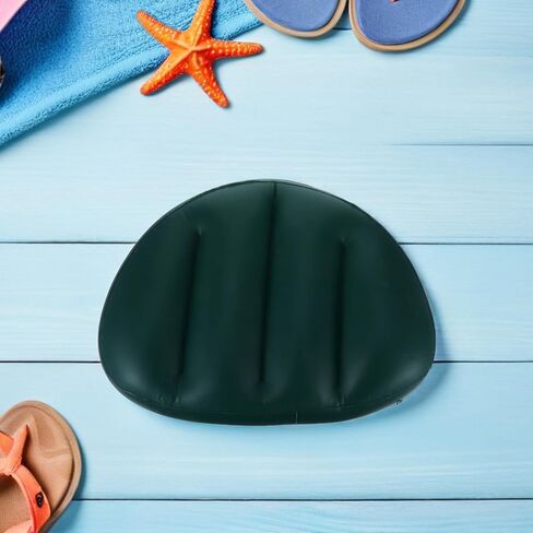 Kisangel 5pcs Kayak Inflatable Seat: Inflatable Seat Cushion Portable Fishing Boat Cushion for Kayak Boat Fishing Outdoor Projects Dark Green in Saudi Arabia