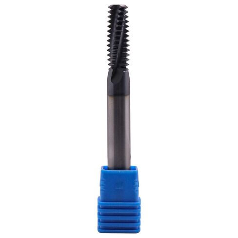1/2-13 Solid Carbide Thread end Mill - AlCrN Coated, 4 Helical Flute-.370" Cutting Diameter, 13 Pitch Length of Cut(1.00), 3/8" Shank Diameter, 3-1/2" Overall Length in Saudi Arabia