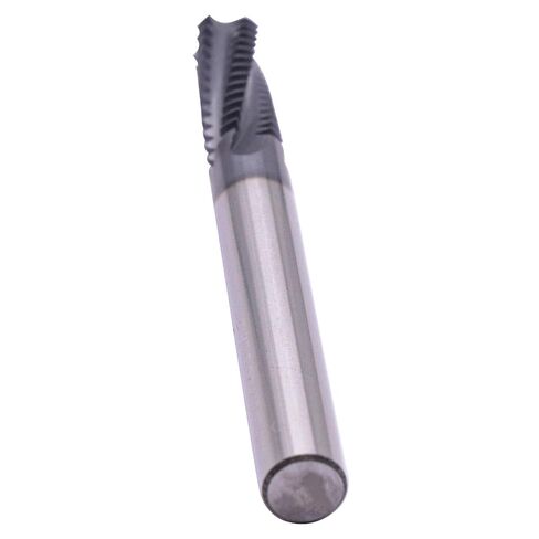 1/2-13 Solid Carbide Thread end Mill - AlCrN Coated, 4 Helical Flute-.370" Cutting Diameter, 13 Pitch Length of Cut(1.00), 3/8" Shank Diameter, 3-1/2" Overall Length in Saudi Arabia