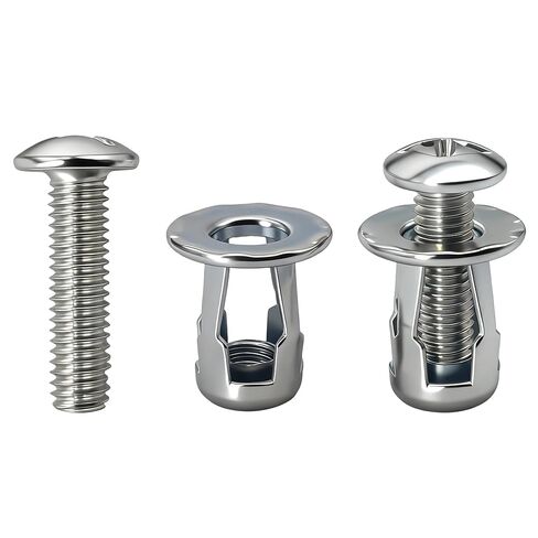 M6 x 1" Hollow Wall Anchors for Drywall, Heavy Duty Hollow Door Anchors - 20 Pack in Saudi Arabia