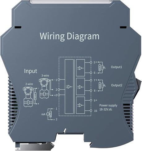 4-20mA Analog Signal Isolator Fast Response 0-10V to 4-20mA 1 in 4 Out DC24V(Input 4-20ma,Output 0-20mA) in Saudi Arabia