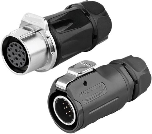 LP-20 Aviation and Socket Connector 14-core with Barrier Male and Female Butt(Docking female seat) in Saudi Arabia