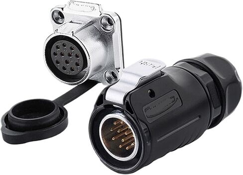 LP-20 Industrial Aviation Socket 12-core 5-hole 5A Power Signal Connector(Flange formal wear) in Kuwait