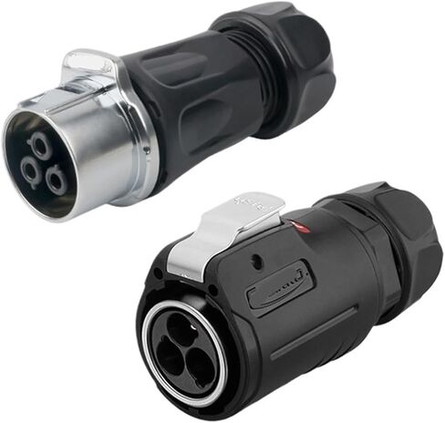 Docking LP24 waterproof aviation socket 2-3-4-10-12-19 core power signal male and female docking connector(4 core) in Kuwait