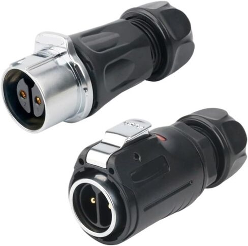 Docking LP24 waterproof aviation socket 2-3-4-10-12-19 core power signal male and female docking connector(4 core) in Saudi Arabia