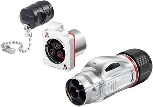 BD24 lock wire 25A aviation and socket 3-pin snap-on power industrial connector(Metal formal wear 25A) in Kuwait