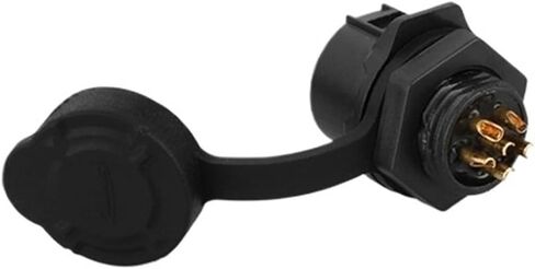 LP12 plastic single hole female aviation 2 3 4 5 7 8 core threaded panel mount waterproof connector ip68(2 cores) in Kuwait