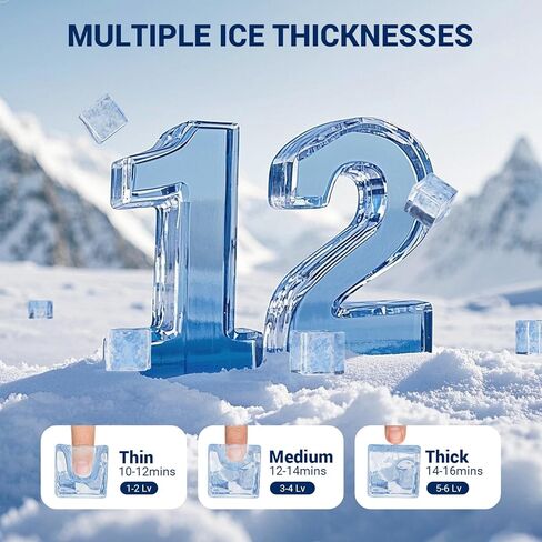 Commercial Ice Maker Head 650 LBS/24h, 210 Ice Cubes Ready in 8-15 min, Self-Cleaning Stainless Steel, for Restaurant Hotel - Head Only in Kuwait