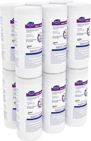 أوكسيفير دايفرسي 1 مناديل مطهرة، منظف بيروكسيد الهيدروجين AHP، منظف متعدد الأسطح للاستخدام المنزلي والتجاري، مناديل متوسطة الحجم، 60 علبة رفيعة in Kuwait