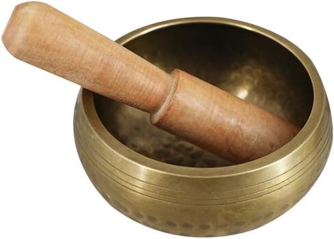 ibasenice Pure Copper Tibetan Singing Bowl 5 Inch Handcrafted Sound Therapy Bowl for Yoga Meditation Relaxation and Prayer in Saudi Arabia