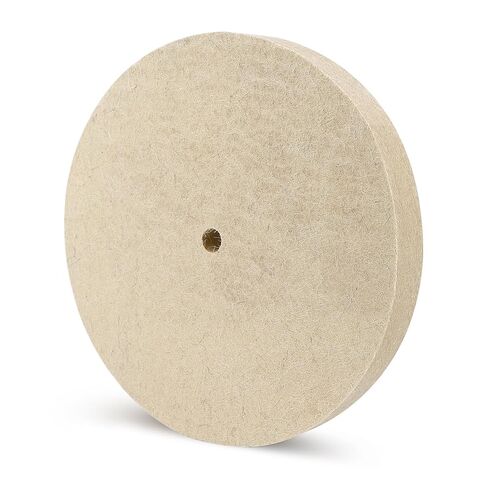 Wool Buffing Wheel 5/8 Inch Arbor Hole Wool Felt Polishing Wheel for Stainless Steel Metal Fits Bench & Die Grinder in Saudi Arabia