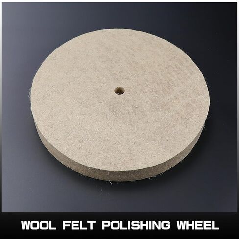 Wool Buffing Wheel 5/8 Inch Arbor Hole Wool Felt Polishing Wheel for Stainless Steel Metal Fits Bench & Die Grinder in Saudi Arabia