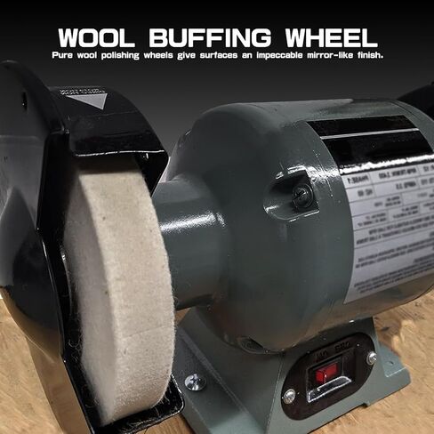 Wool Buffing Wheel 5/8 Inch Arbor Hole Wool Felt Polishing Wheel for Stainless Steel Metal Fits Bench & Die Grinder in Saudi Arabia