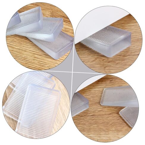 LIFKOME Shims 12pcs Adjustable Furniture Levelers for Cabinets and Home Improvement Non-Slip Design for Stable Leveling in Saudi Arabia