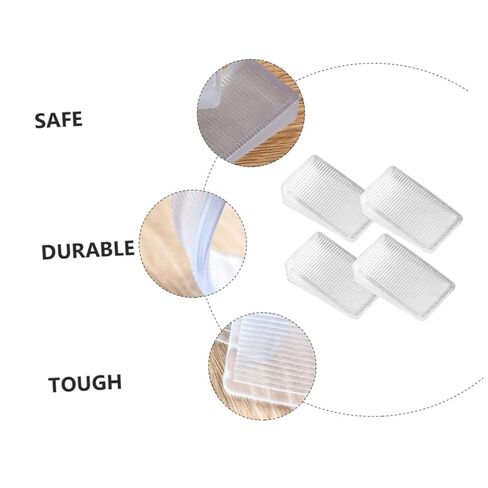 LIFKOME Shims 12pcs Adjustable Furniture Levelers for Cabinets and Home Improvement Non-Slip Design for Stable Leveling in Saudi Arabia