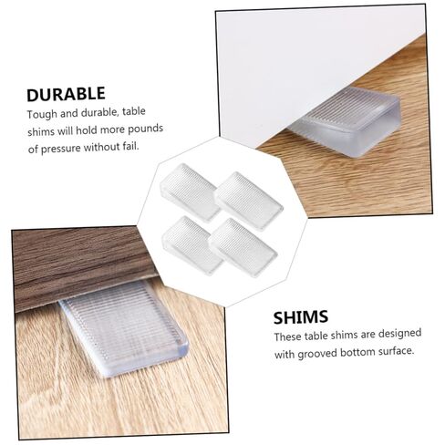 LIFKOME Shims 12pcs Adjustable Furniture Levelers for Cabinets and Home Improvement Non-Slip Design for Stable Leveling in Saudi Arabia