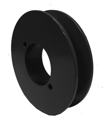 Single Groove 3.95" Cast Iron Electric Motor " H " Pulley/Sheave, Bushing Included, for 5/8" Top Width B/5L/BK/5LK Section V Belt, 1 Groove Pulley (No Bushing/Standalone Pulley, BK40H) in Saudi Arabia