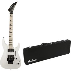 Jackson JS Series Dinky Arch Top JS32 DKAM 6-String Electric Guitar (Snow White) Bundle with Jackson Economy Hardshell Case (2 Items) in Kuwait