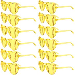 12 Pack Softball Sunglasses Soccer Volleyball Football Sport Shaped Glasses Gifts for Team Sport Party Favor in Kuwait