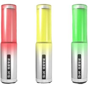 Led Three-Color Indicator Lamp 3 Color in 1 Layer Machine Warning Lamp Workshop Signal Buzzer Fixed by Screw Alarm Caution Light(DC12V) in Kuwait