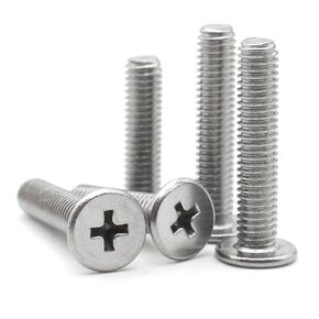 304 Stainless Steel M4 M5 5/6/8-50mm Cross Flat Head Screw Bolt 10Pcs(10mm,M4 (10PCS)) in Saudi Arabia