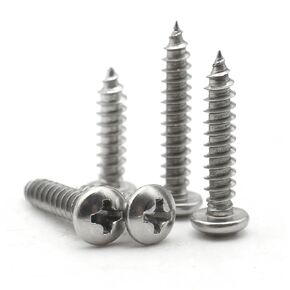 M1.7 M2 3/4/5/6-30mm 304 Stainless Steel Cross Pan Round Head Screw Wood Screws 100Pcs(3mm,M1.7 (100pcs)) in Saudi Arabia