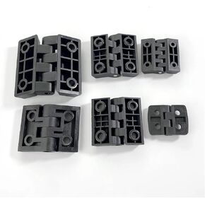 مفصلات مؤخرة من النايلون الأسود أثاث خزانة كهربائية 10 قطع (3 أنواع 5050) in Kuwait